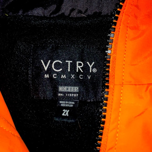 10DEEP MCMXCV ORANGE REFLECTIVE ZIPUP HOODIE - Picture 2 of 7